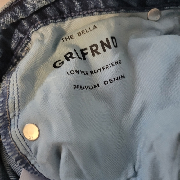 GRLFRND Bella Low Rise Boyfriend Jeans in Humboldt Size 24 - Picture 6 of 12